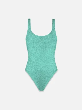Mc2 Saint Barth Costume Intero Crinkle Green