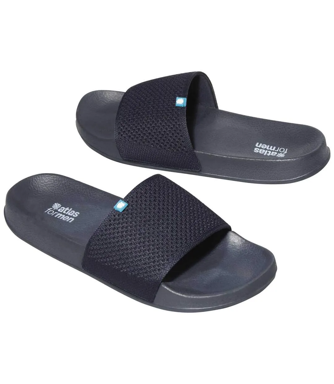 Men's Navy Beach Sliders 