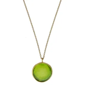 Michael Vincent Michaud Spring Green Bubble Necklace