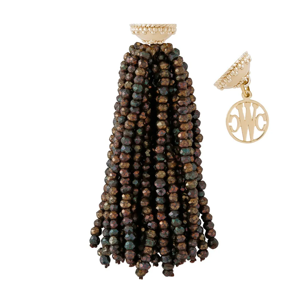 Michel Brown Spinel Tassel