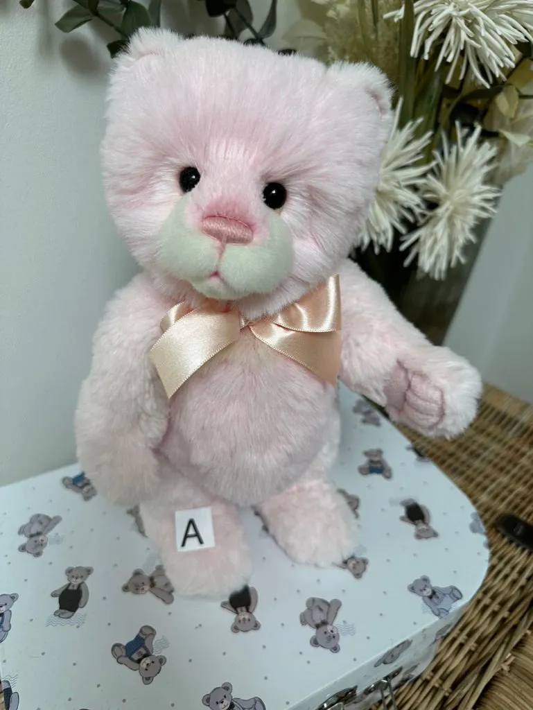 Miss Chevious Secrets Collection Pink Standing Plush Teddy Bear