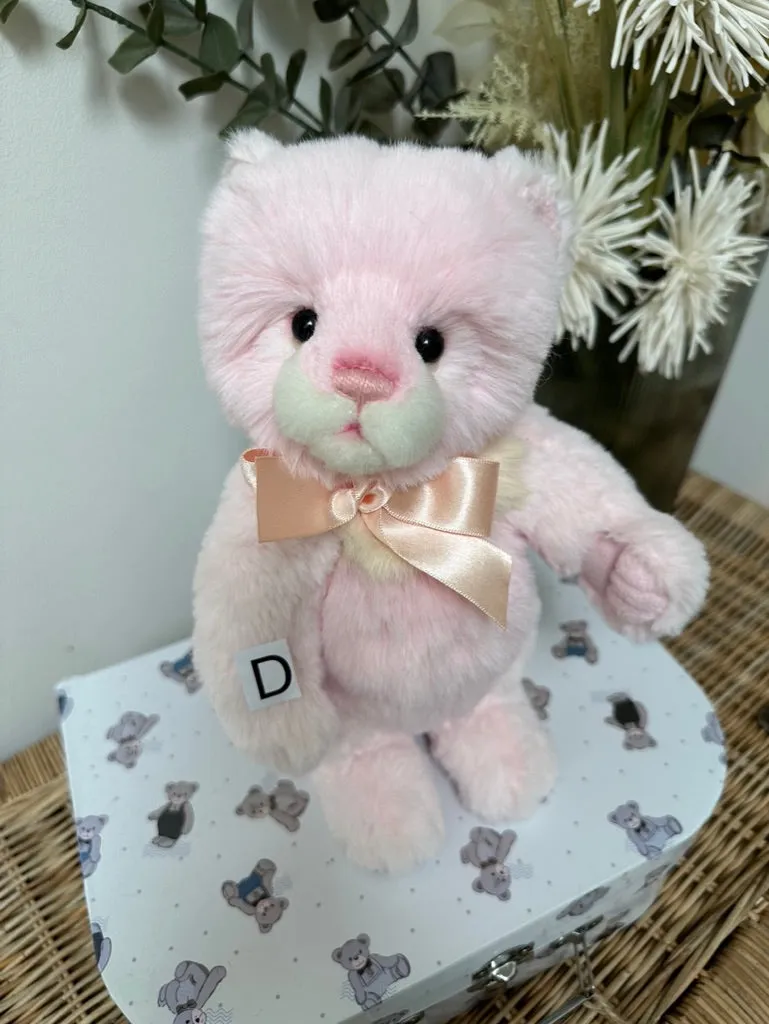 Miss Chevious Secrets Collection Pink Standing Plush Teddy Bear