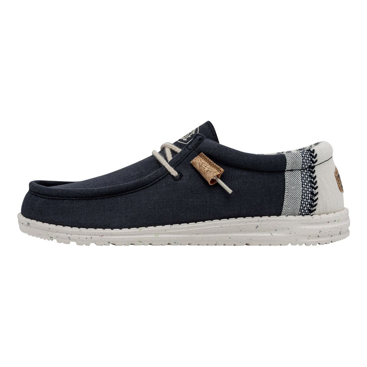 MOCASSINO HEY DUDE UOMO WALLY BREAK STITCH NAVY HD.40015/410