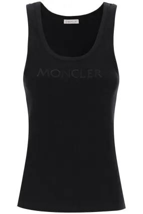 Moncler    Moncler Sleeveless Ribbed Jersey Top