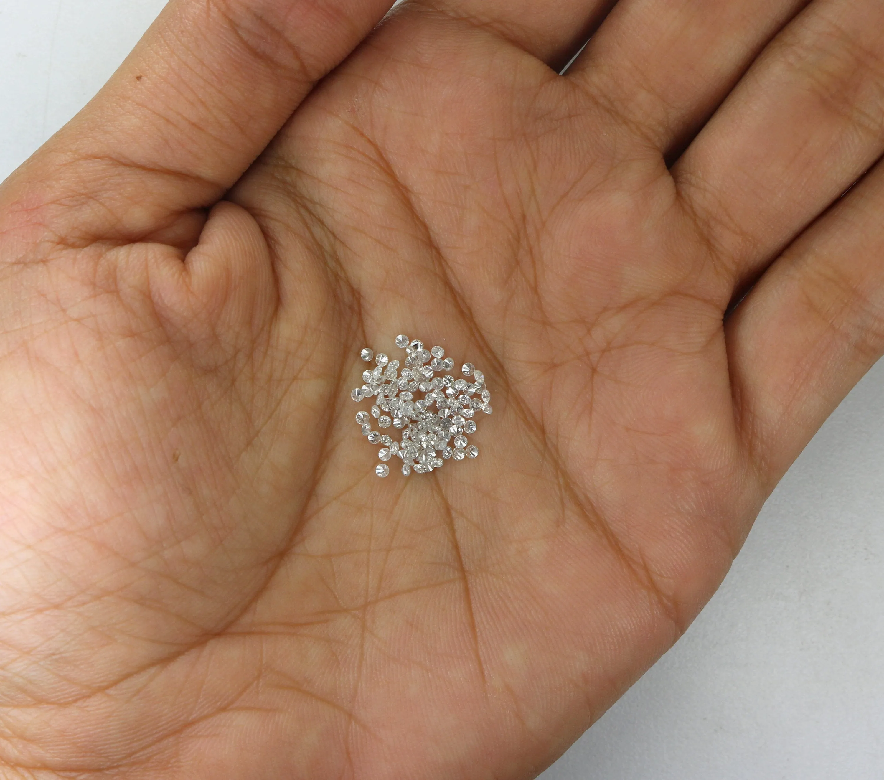 Natural Loose Diamond Round G H White Color I1 I3 Clarity 100 Pcs 0.70 to 1.10 MM 100% Real Diamond Q04