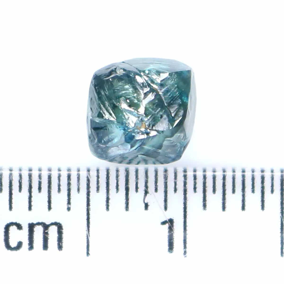 Natural Loose Rough Blue Color Diamond 1.48 CT 6.99 MM Rough Irregular Cut Diamond KDL2357