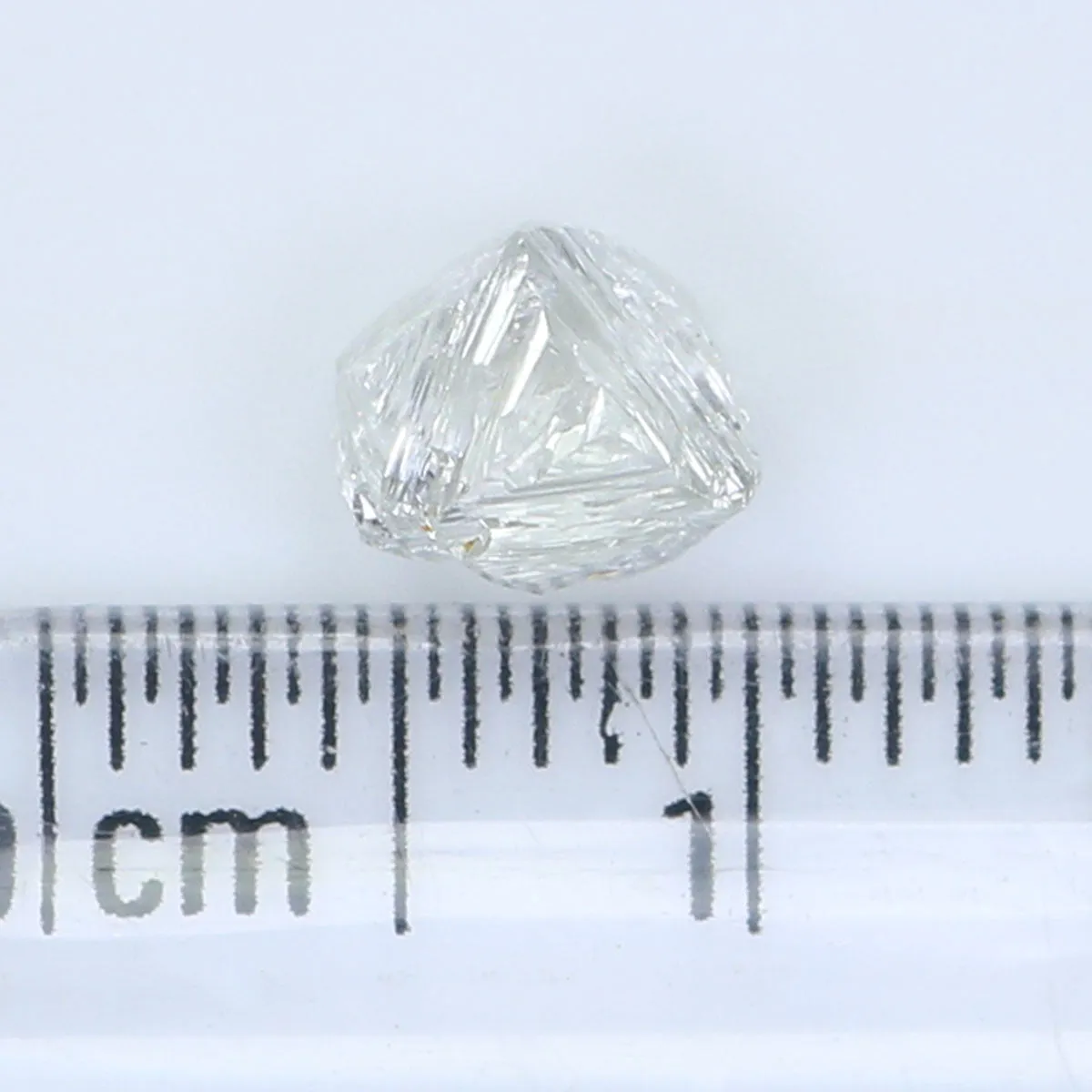 Natural Loose Rough White-F Color Diamond 1.42 CT 6.60 MM Rough Irregular Cut Diamond KDL2485