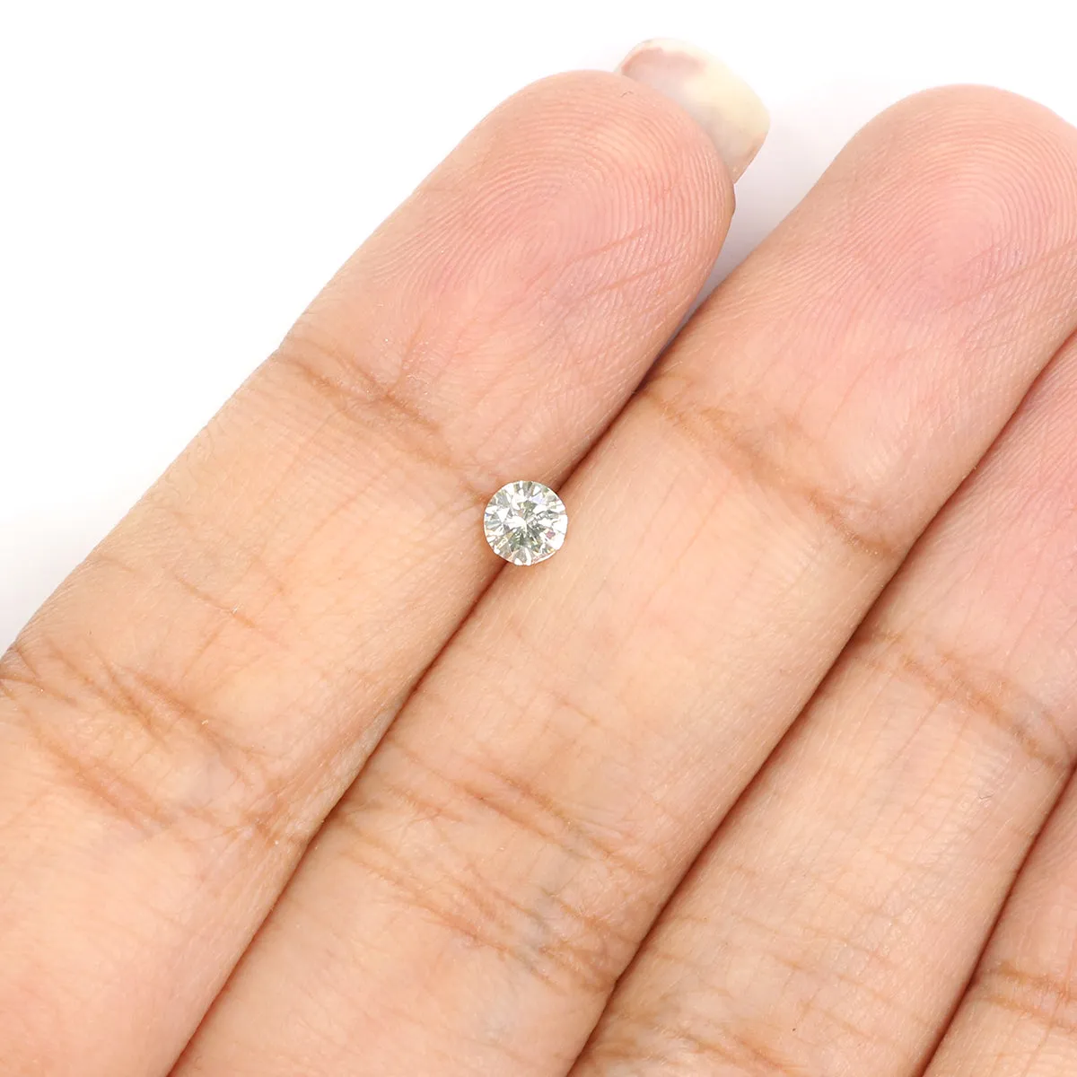 Natural Loose Round Brilliant Cut Diamond White - J Color 0.21 CT 3.80 MM Round Shape Brilliant Cut Diamond L2063