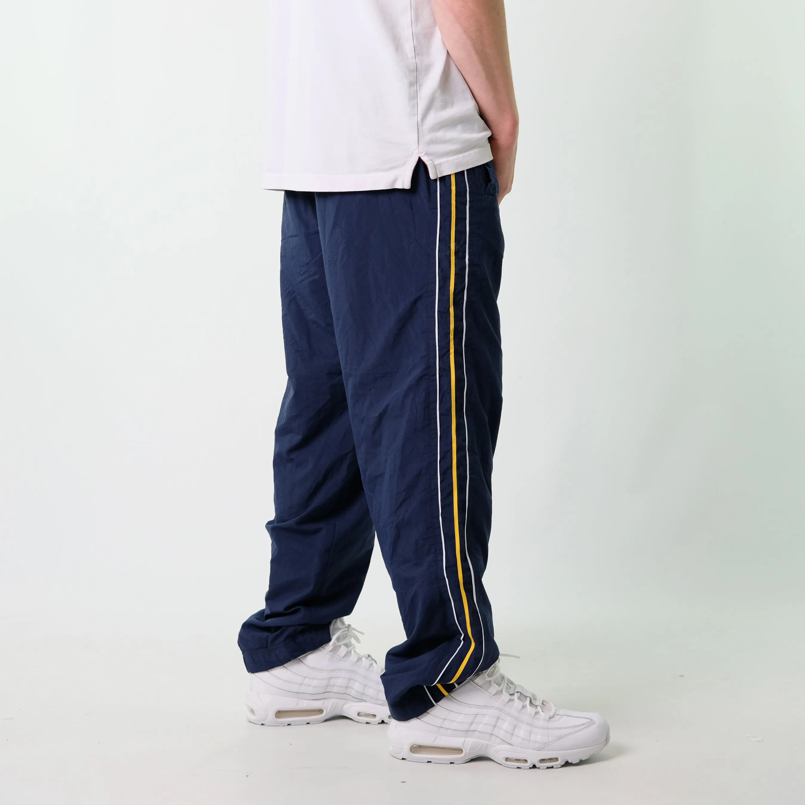 Navy Blue y2ks Nike Tracksuit Bottoms  Baggy Pants (36x32)