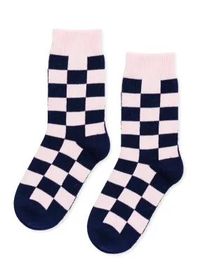 Navy Elmer Crew Sock