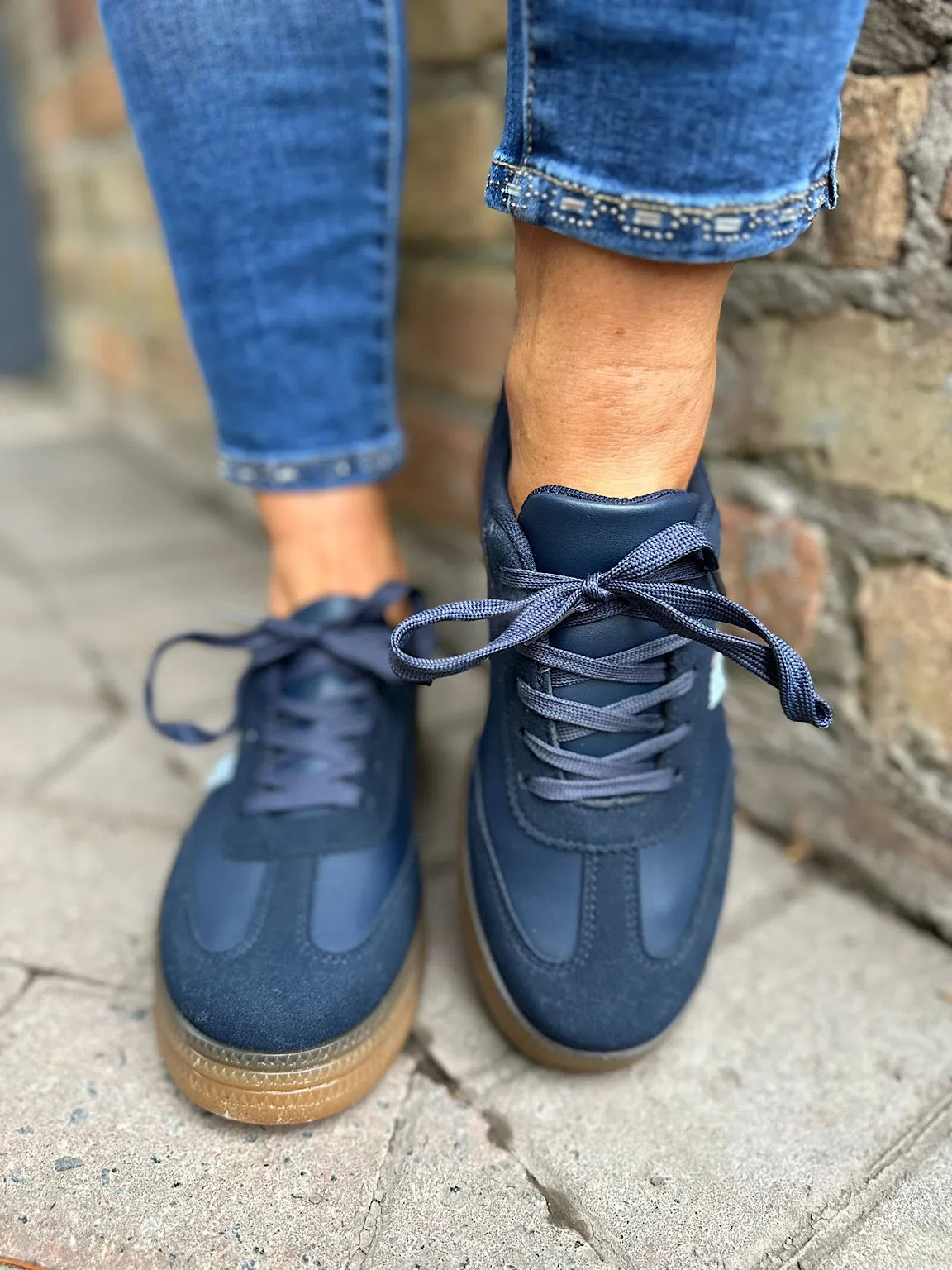 Navy Suzie Trainer