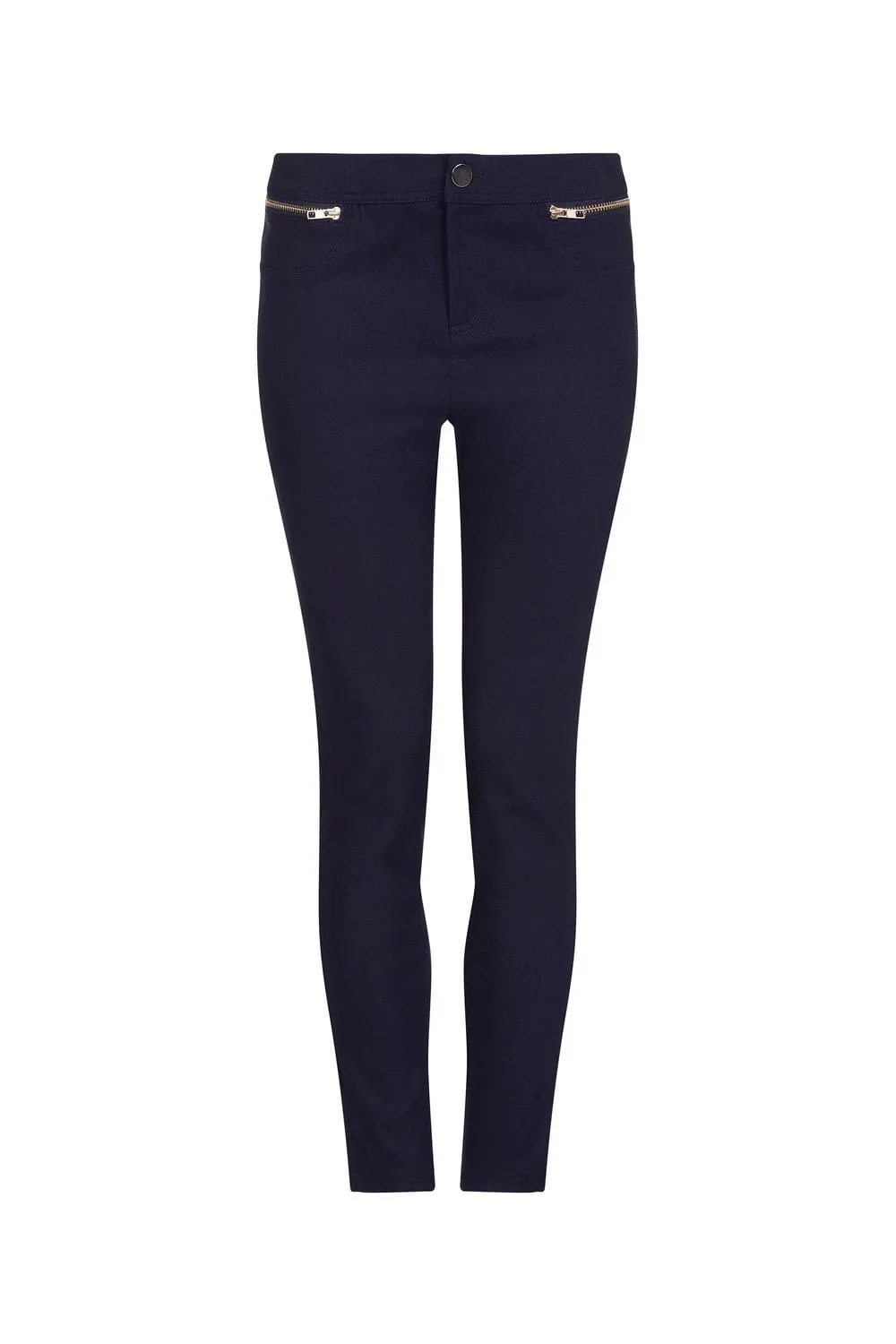 Navy Zip Pocket Navy Jegging