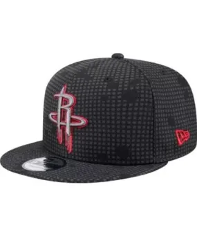 New Era Men's NBA Houston Rockets Midnight Ink Pop Outline 9FIFTY Snapback Hat