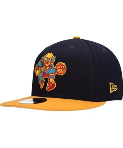 New Era Men's NBA Navy/Gold Philadelphia 76ers Midnight 59FIFTY Fitted Hat