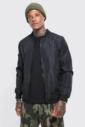 Nylon Basic Bomber