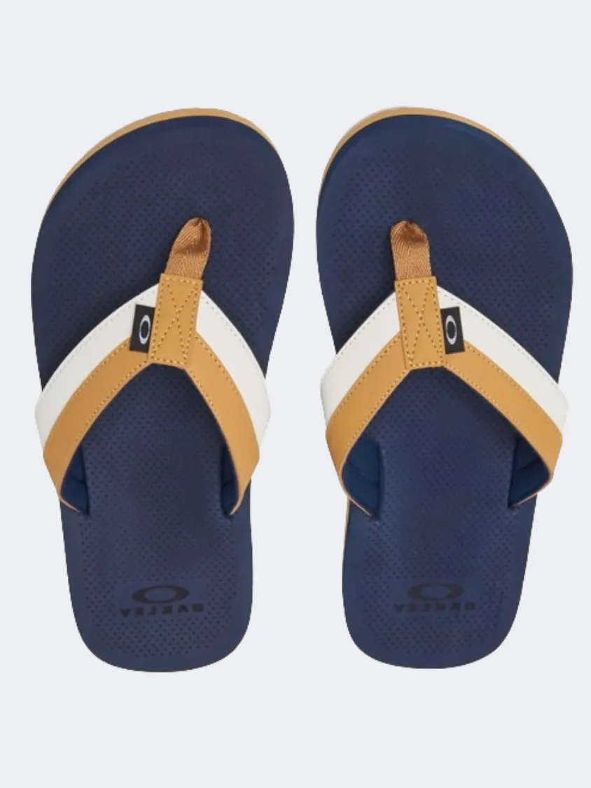 Oakley Burke Men Lifestyle Slippers Navy/Light Curry