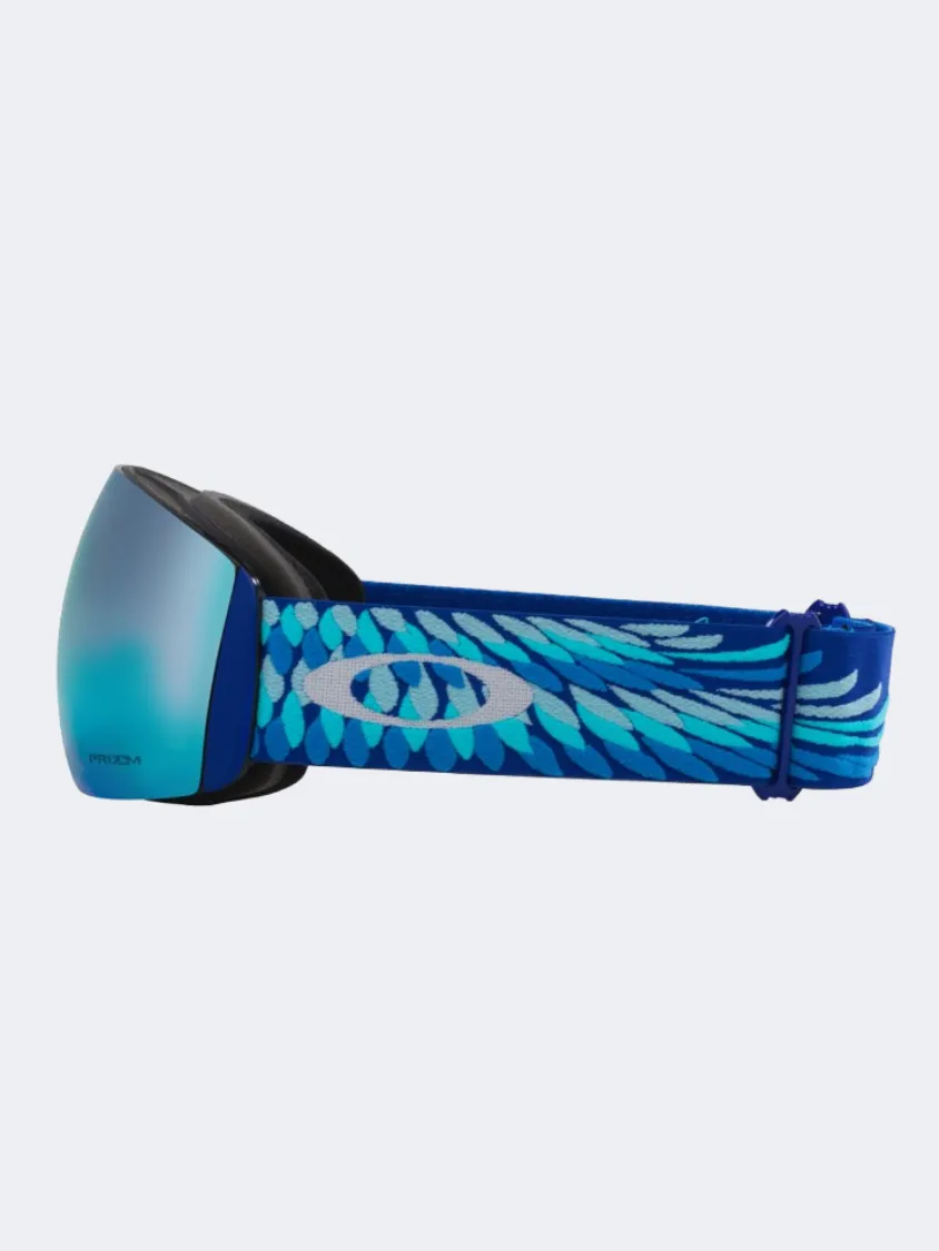 Oakley Flight Deckk L Mikaela Shiffrin Signature Series Unisex Skiing Goggles Blue/Navy