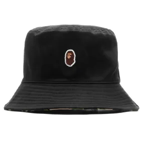 One Point Reversible Hat - Black