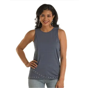 Panhandle Women's Navy Tulip Hem Tank