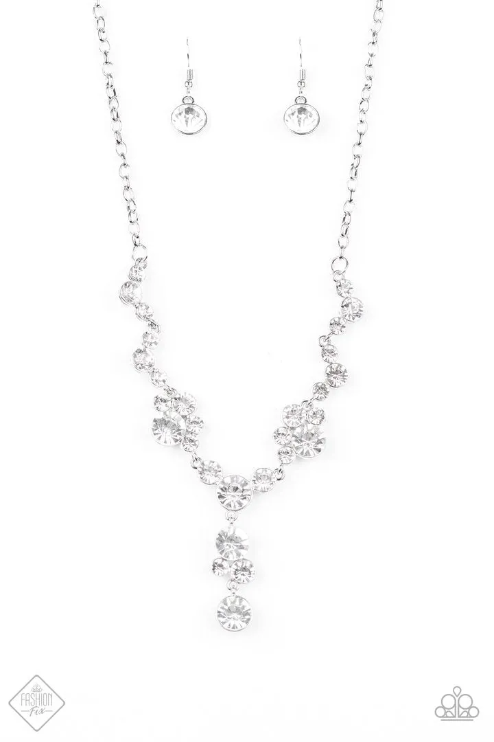 Paparazzi Inner Light - White Necklace