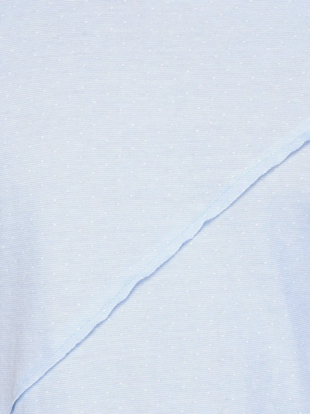 Pastel Blue T-shirt with Piping detail