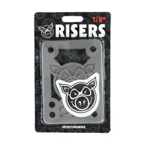 Pig Piles 1/8 Hard Risers Grey