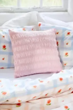 Pink Cinched Cushion - Pink ALL at Urban Outfitters