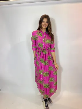 Pink Palm Maxi