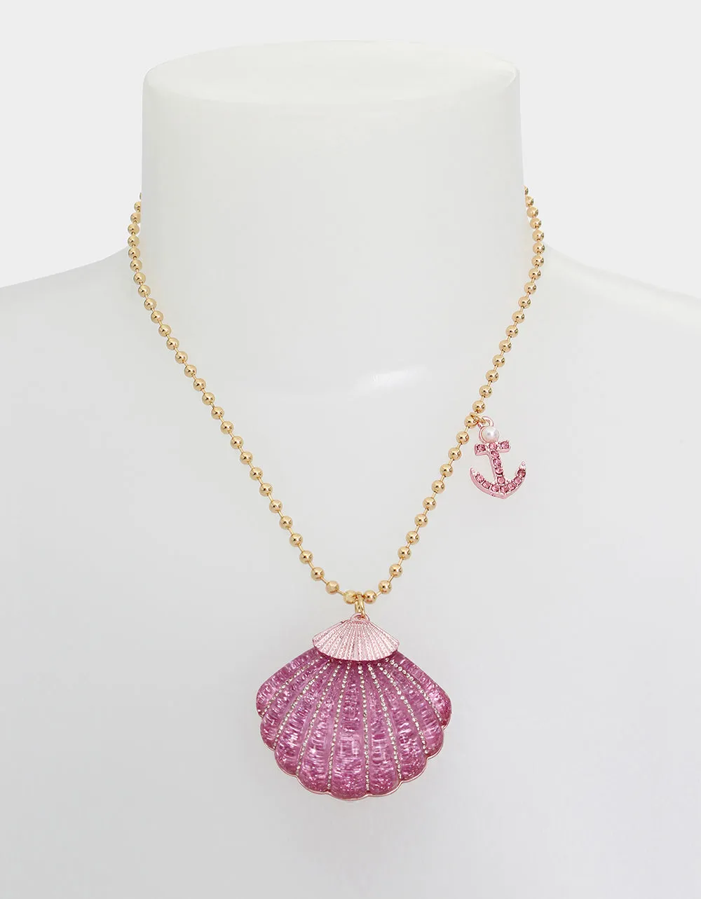 PINK SUMMER SHELL PENDANT PINK