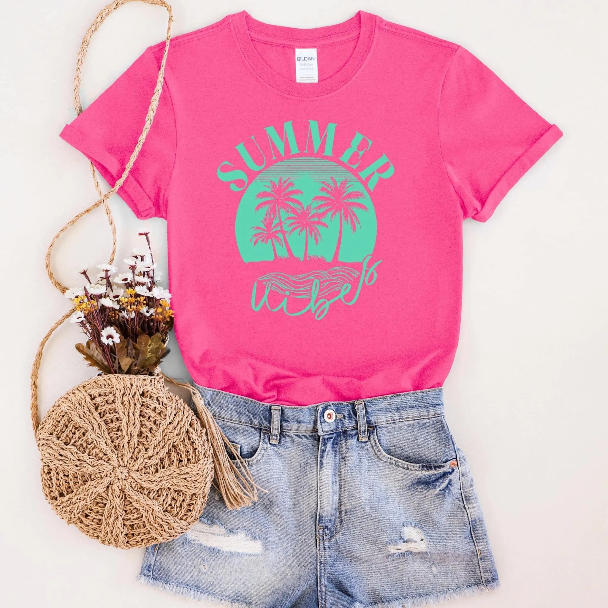 Pink Summer Vibes Tee