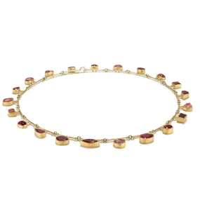 Pink Tourmaline Necklace