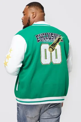 Plus Exclusive Badge Varsity Bomber