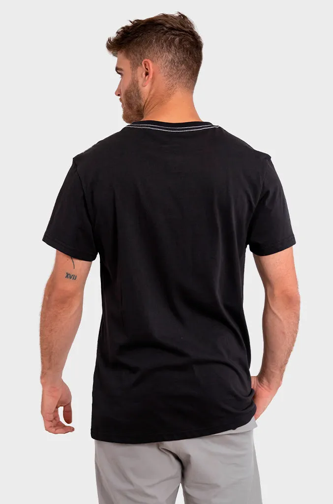 Polera Orgánica con Bolsillo Black (Hombre)