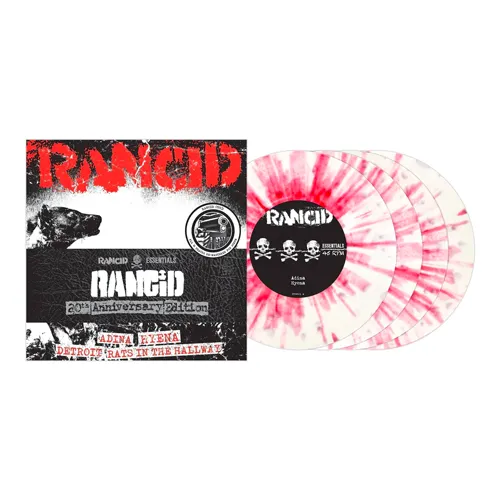 RANCID 'RANCID' (1993) 4x7 SINGLES (White & Red Splatter Vinyl)