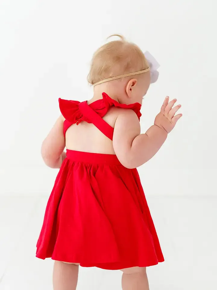 Red Rosita Twirl Dress