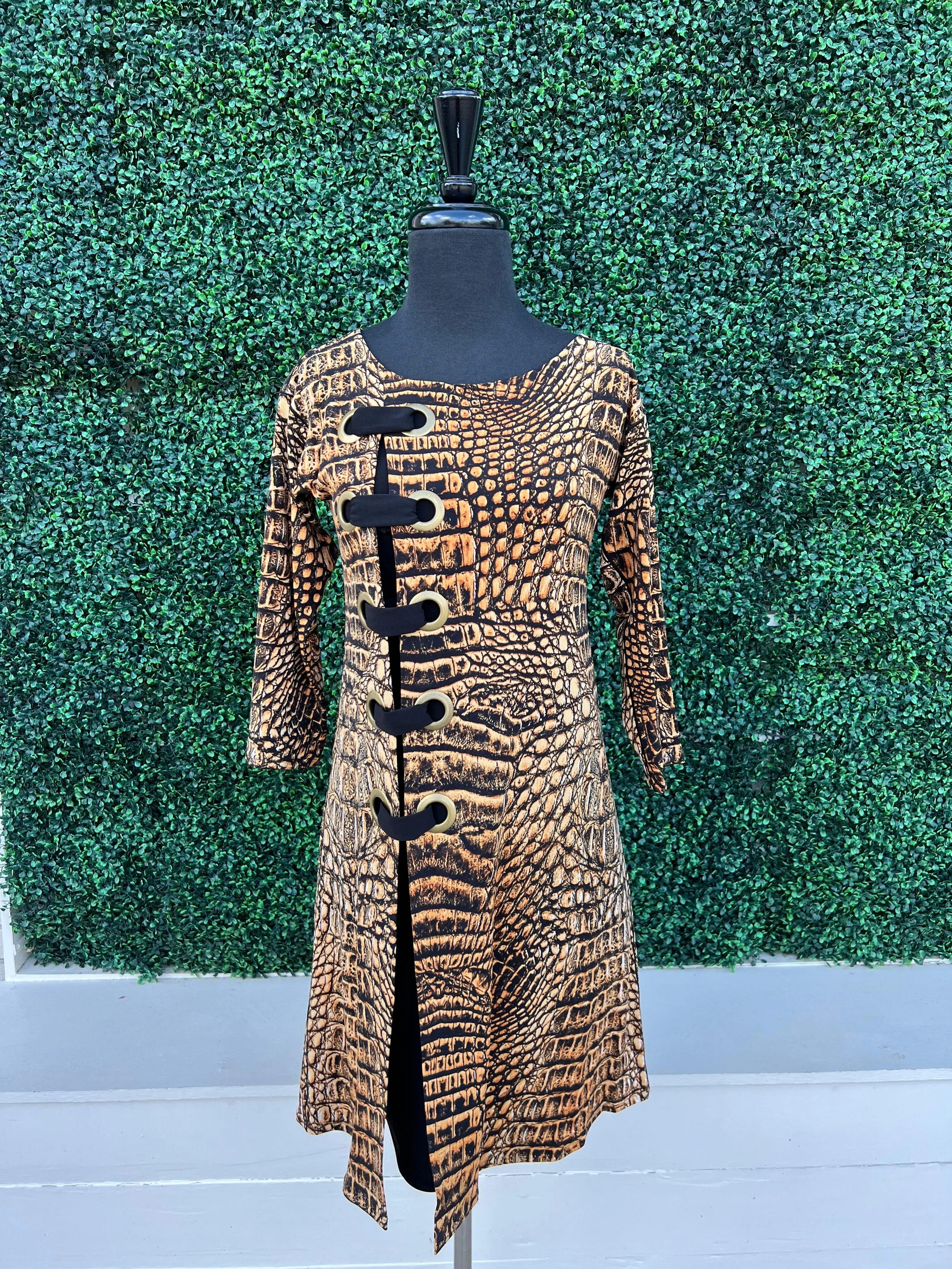 Reptile Grommet Dress