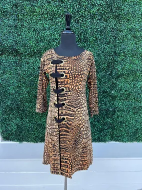 Reptile Grommet Dress