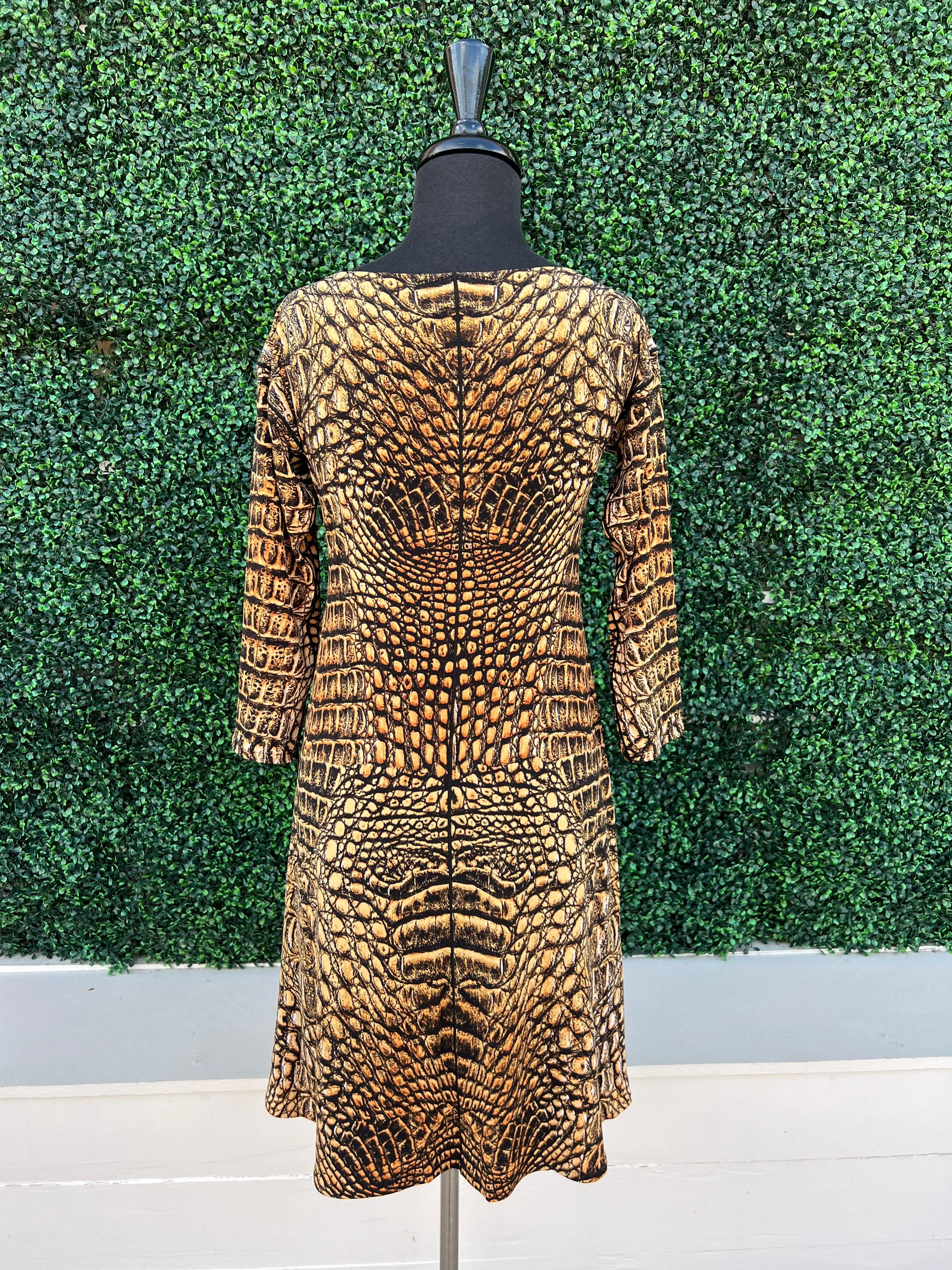 Reptile Grommet Dress