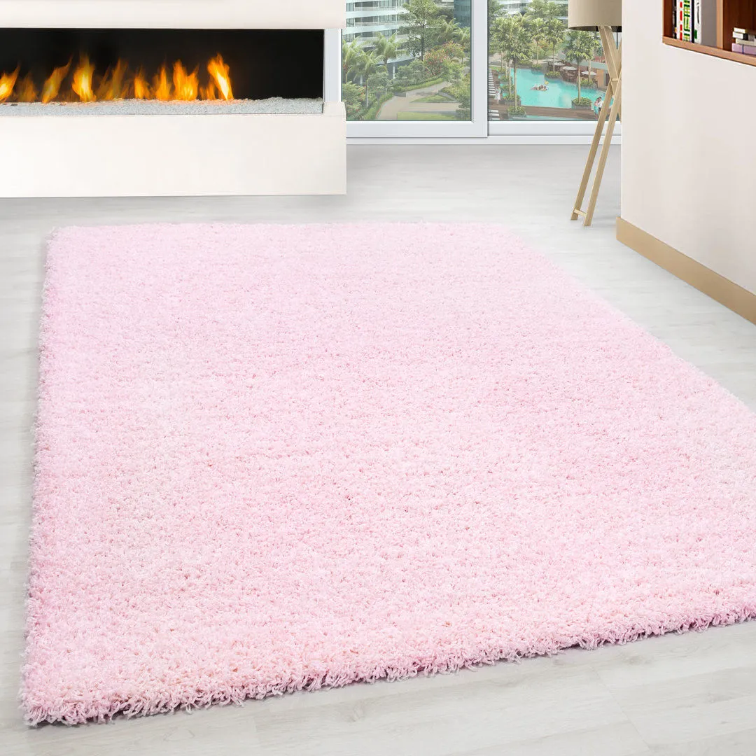 Riam Shag Pink Rug