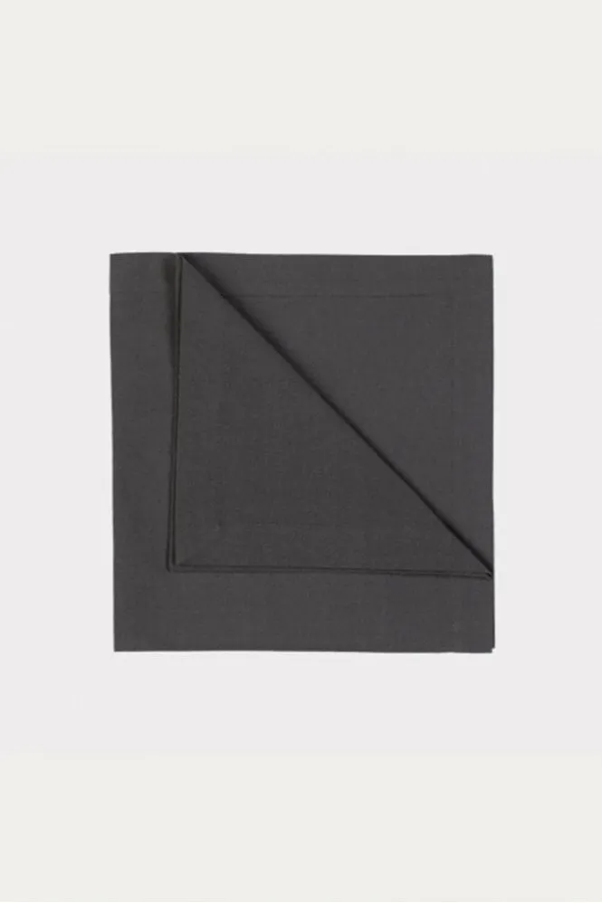 Robert Napkin 4-Pack in Dark Charcoal Grey    