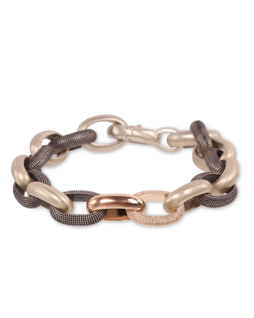 Rose Gold Joel Link Bracelet