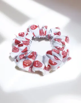 Rumble White Scrunchie