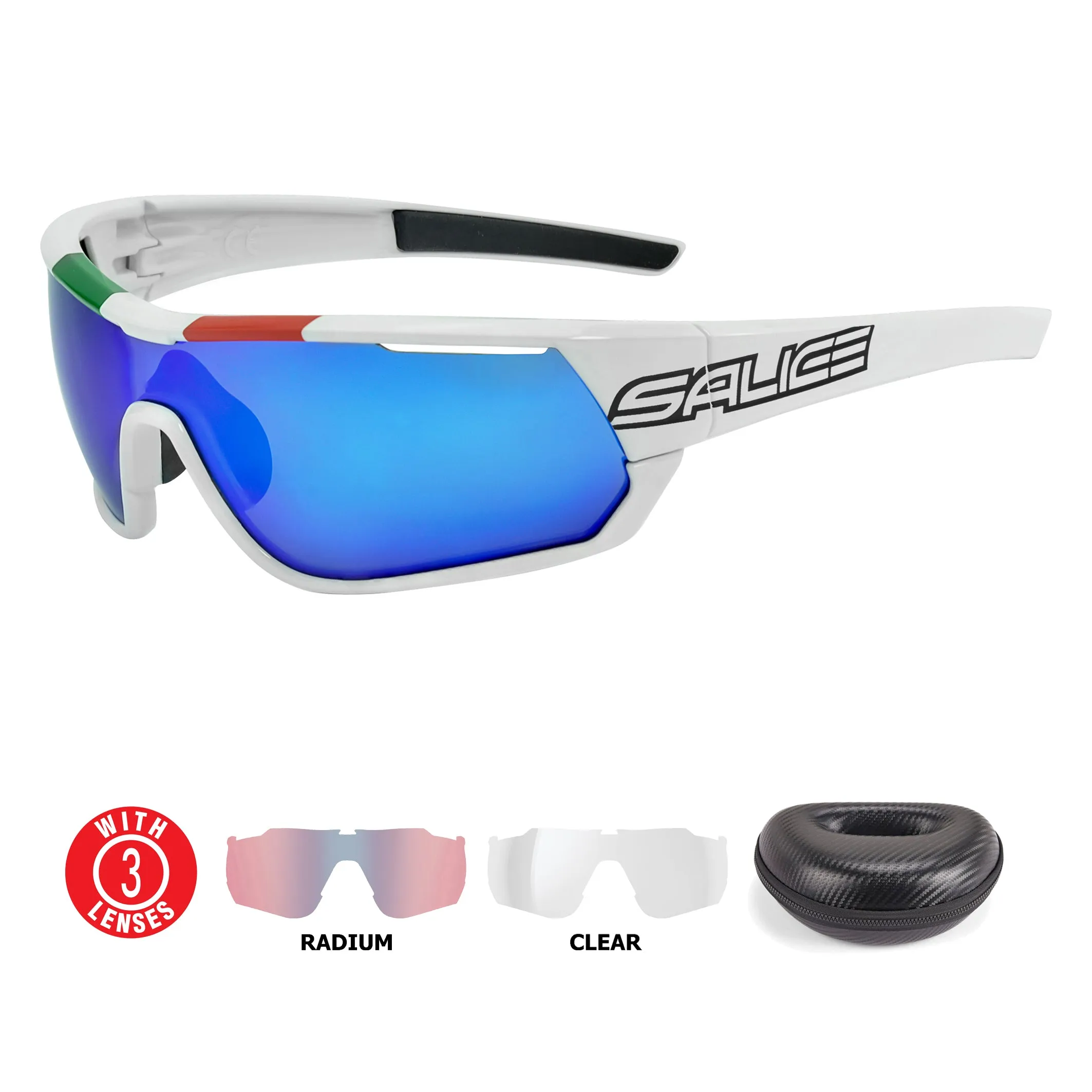 Salice 016 RWP Mirror Polarised White ITA