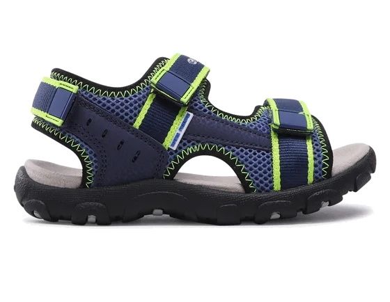 SANDALI  GEOX BAMBINO STRADA  BLUE/LIME J1524A 014CE C4052 TG:26/27