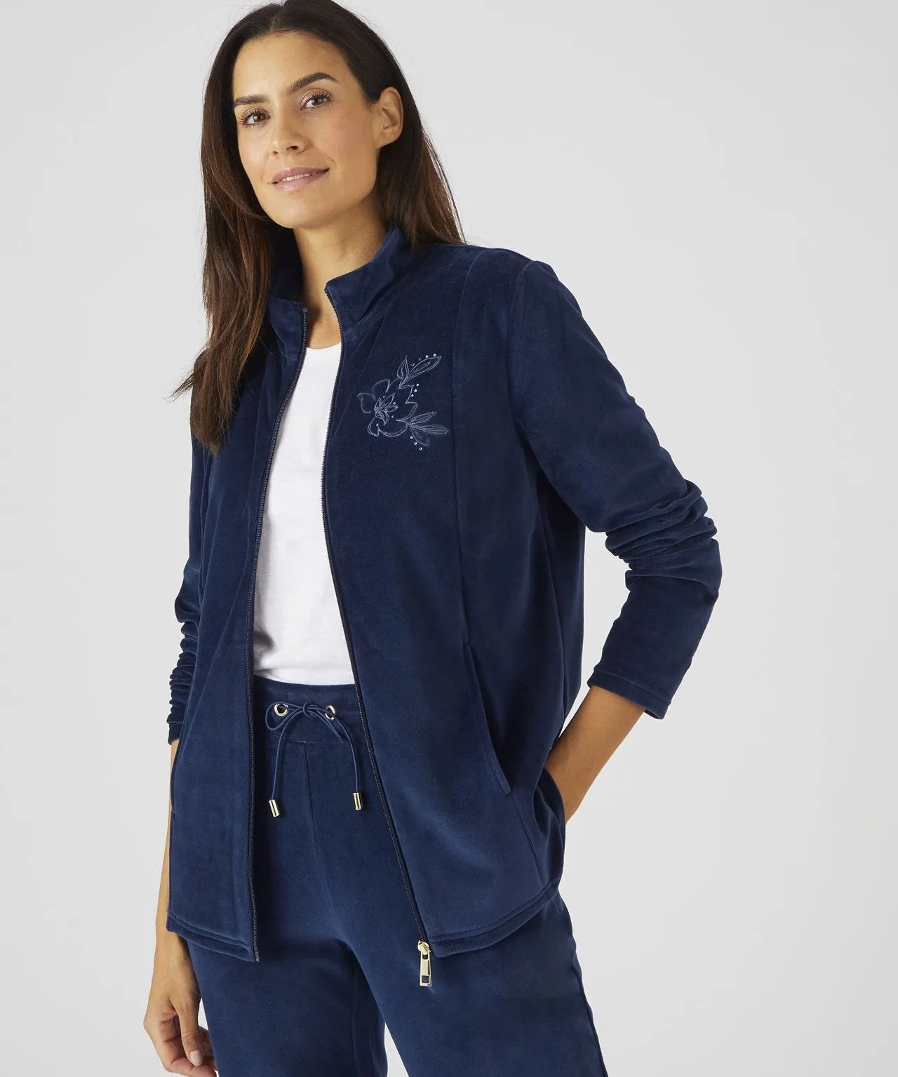 Skin Soft Velour Tracksuit