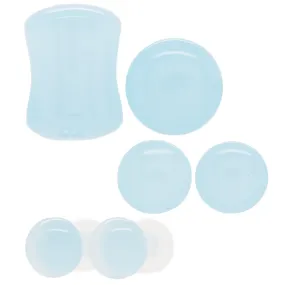 Stone Plugs - Blue Mist Quartz