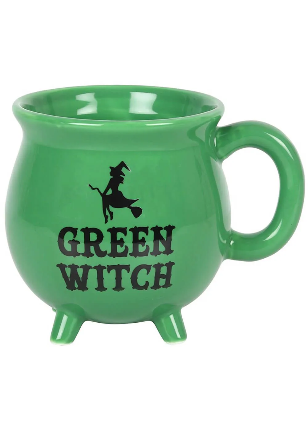 Succubus Home Green Witch Cauldron Cup Mug Green