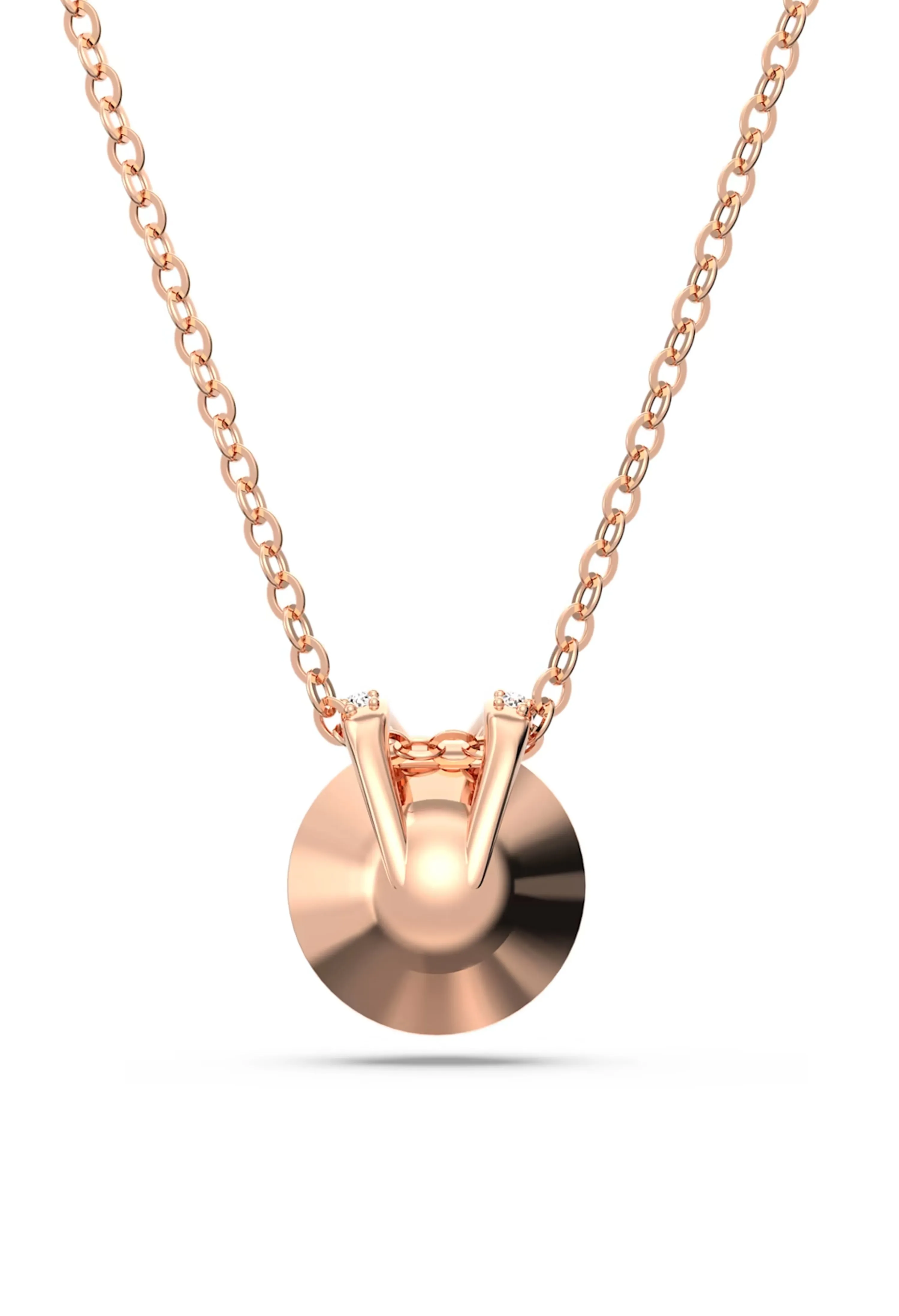 Swarovski Bella V Pink Pendant Rose Gold Plated