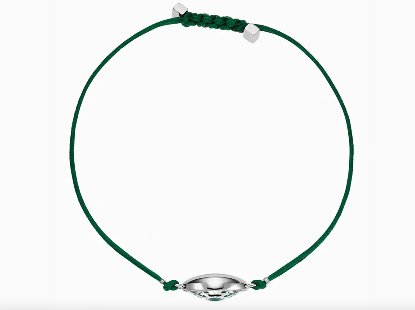 Swarovski POWER COLLECTION EVIL EYE BRACELET, Green, Stainless Steel -5508535