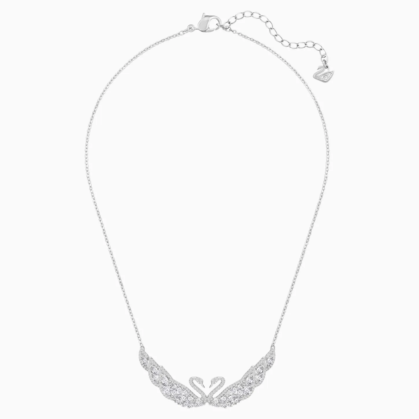 Swarovski SWAN LAKE NECKLACE, White, Rhodium -5201962